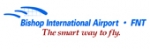 Bishop International Airport FNT logo with slogan