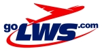 goLWS.com logo with red airplane