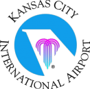 Kansas City International Airport logo with fountain