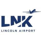 Lincoln Airport LNK emblem showing airplane