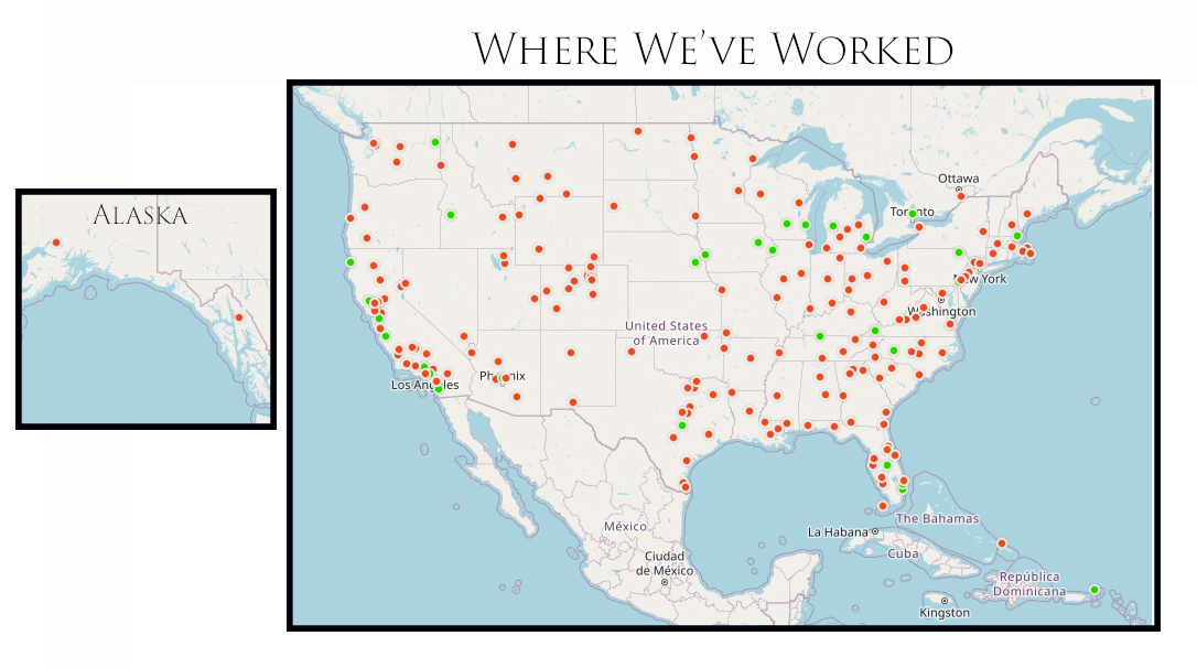 Map with Alaska 11.01.2025