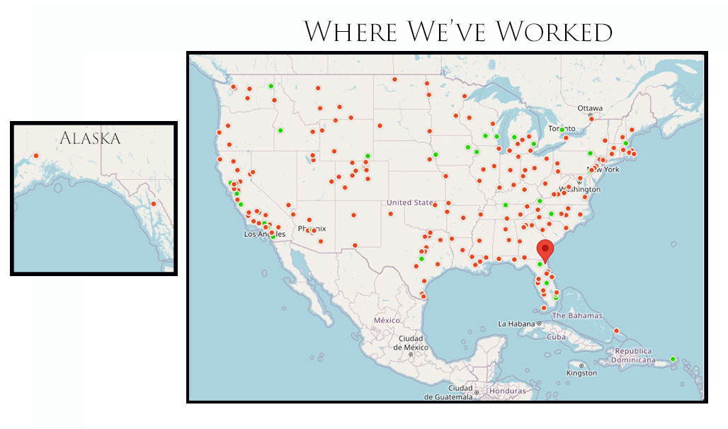 Map with Alaska 12.01.2025